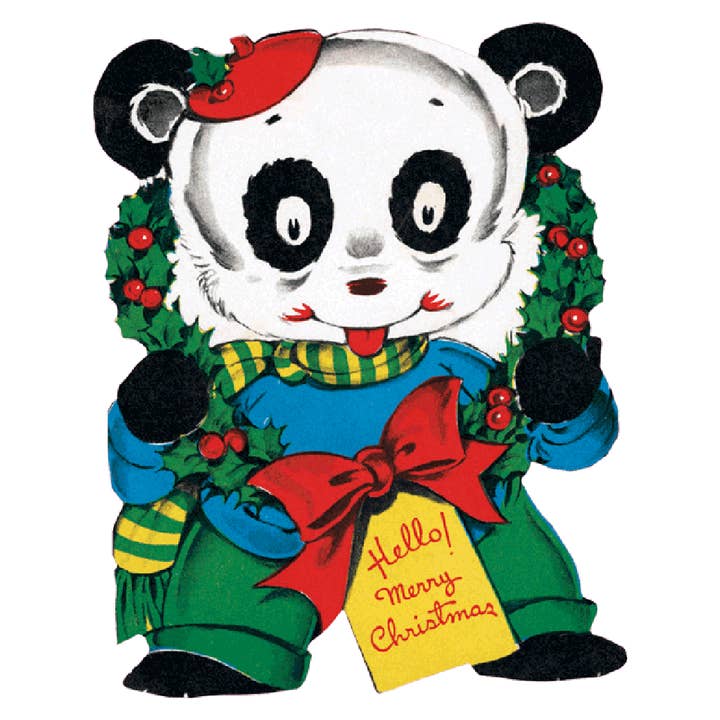 Laughing Elephant - Wholesale Sticker - Vintage Christmas - Holiday Sticker Box4