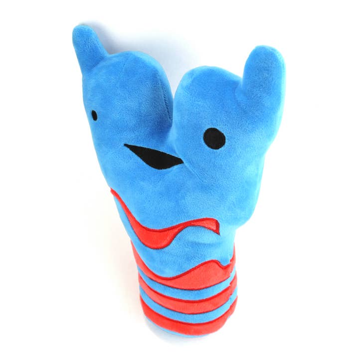 I Heart Guts | Organ Plushies Wholesale – Großhandel Kuschel-/Plüschtier – Kind & Baby – Larynx + Trachea Plüsch - Hört sich gut an!