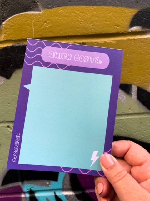 Quick Cosita Notepad for wholesale by MISfitted.Co