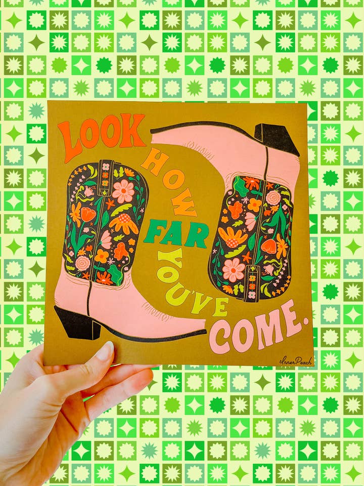 Se hur långt du har kommit 2.0 Print för wholesale av Inner Peach Design