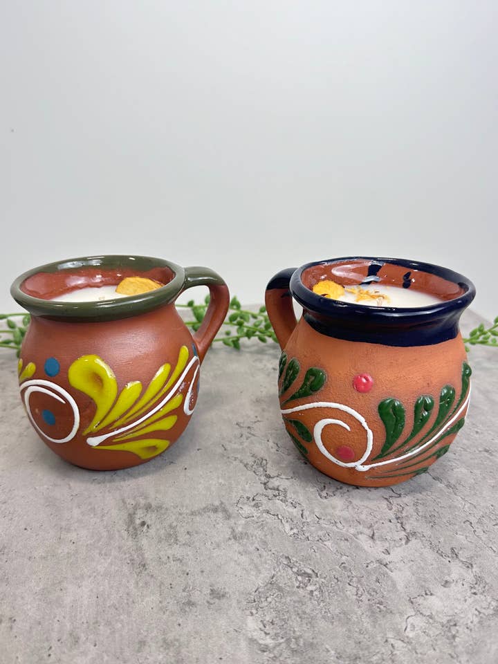 Tazita de Colores pour la vente par Margarita's Cazuelitas