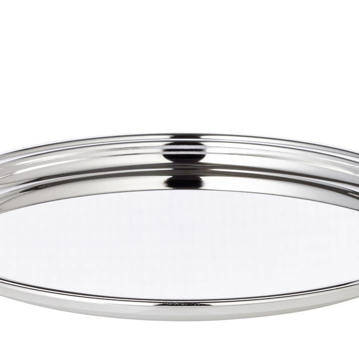 Vassoio da portata, rotondo, placcato argento per la vendita all'ingrosso da parte di EDZARD