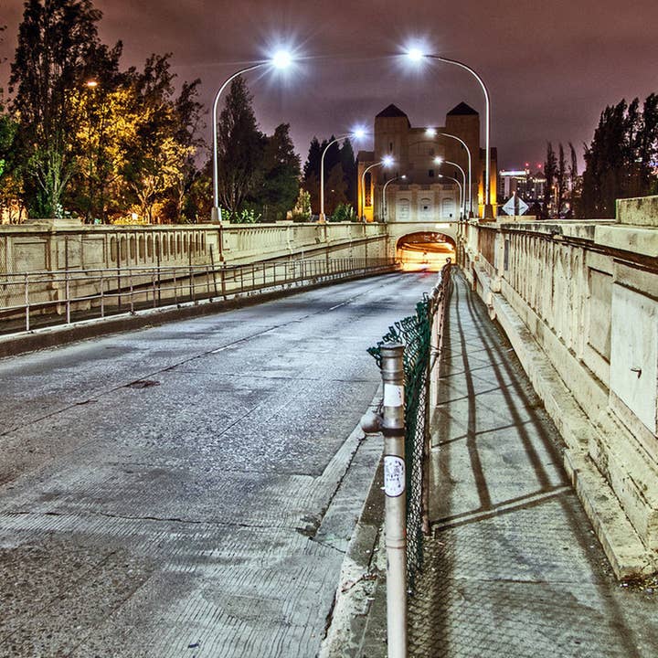 Posey and Webster Street Tubes Ceramic Coaster for wholesale by South Austin Gallery