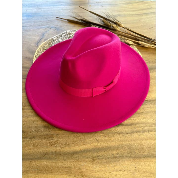 Bella Betty - Wholesale Fedora - Women's - Best seller Fashion Classic Wide Brim Felt Hat With Ribbone24