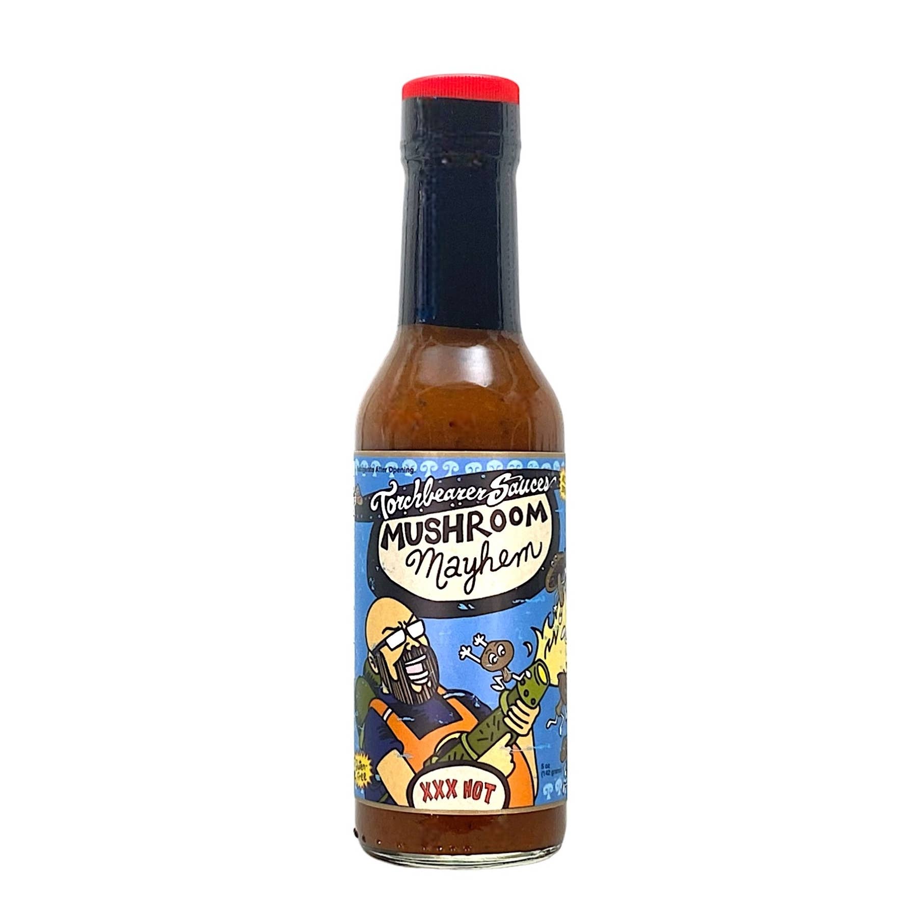 TorchBearer Sauces - Venta al por mayor Salsas picantes - Caos de Champiñones (Hot Ones) | Botella de 5oz | Sabroso | Picante 7/101