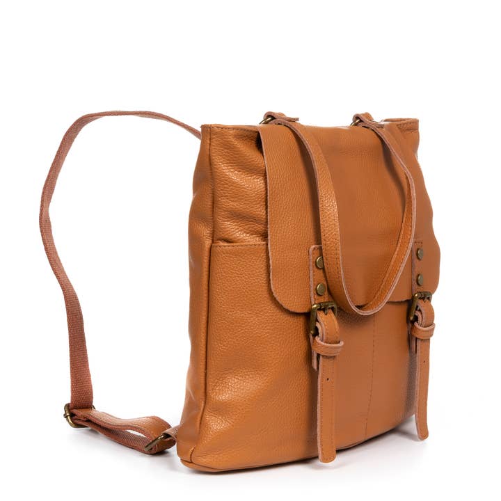 Zaino da donna Amatre in vera pelle Dollaro per la vendita all'ingrosso da parte di FIRENZE ARTEGIANI