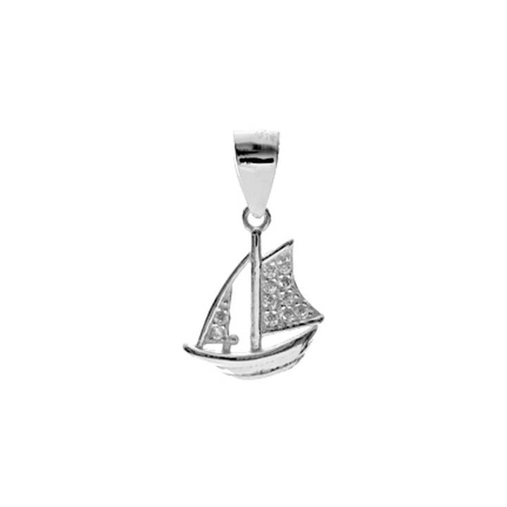 Kali Ma Designs - Sterling Silver Jewellery – wholesale Pendant/charm necklace – Cecilia sailing boat pendant1