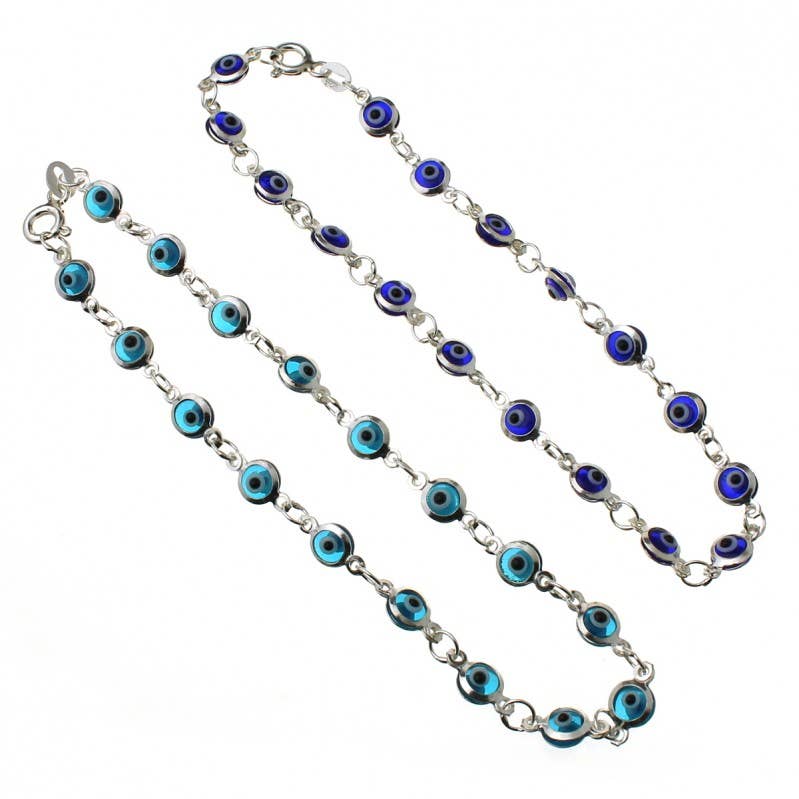 UniArt - Wholesale Beaded Bracelet - Turkish Eye, Sterling Silver Bracelet2