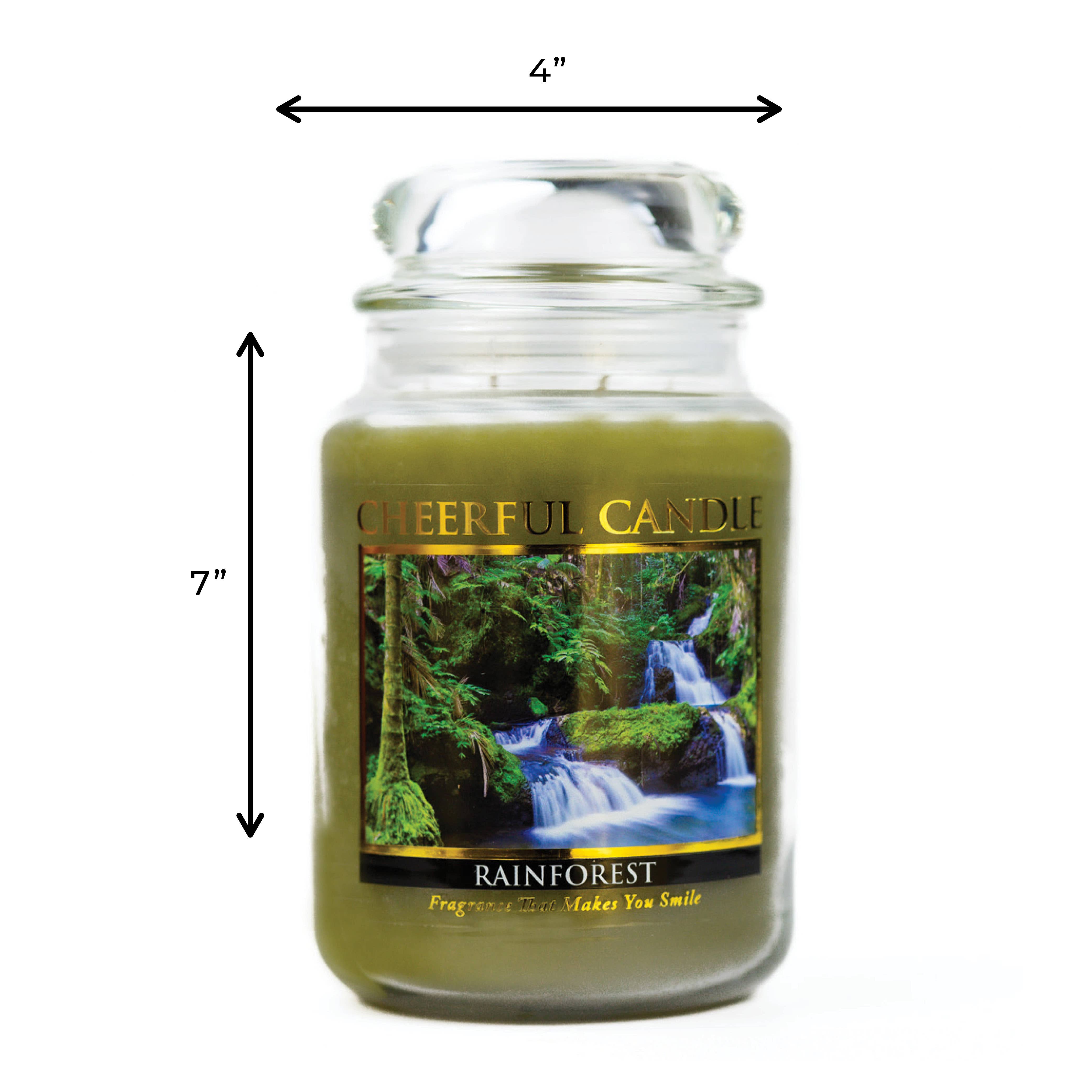 A Cheerful Giver - Wholesale Jar/Filled Candle - Cheerful Candle (24oz.) – Rainforest4