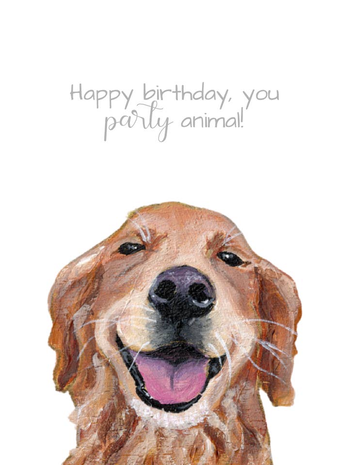 Party Animal Card for wholesale by Kellie Sansone Creates
