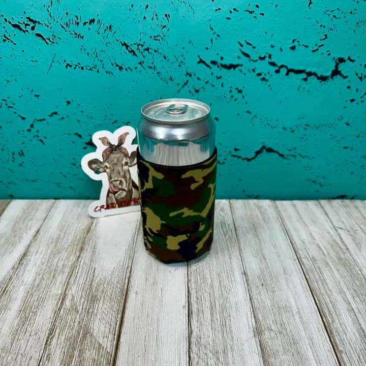 Crazy Heifers Wholesale - Vente Housses de boisson - Refroidisseurs de canettes en néoprène réguliers avec aimant - Unis7