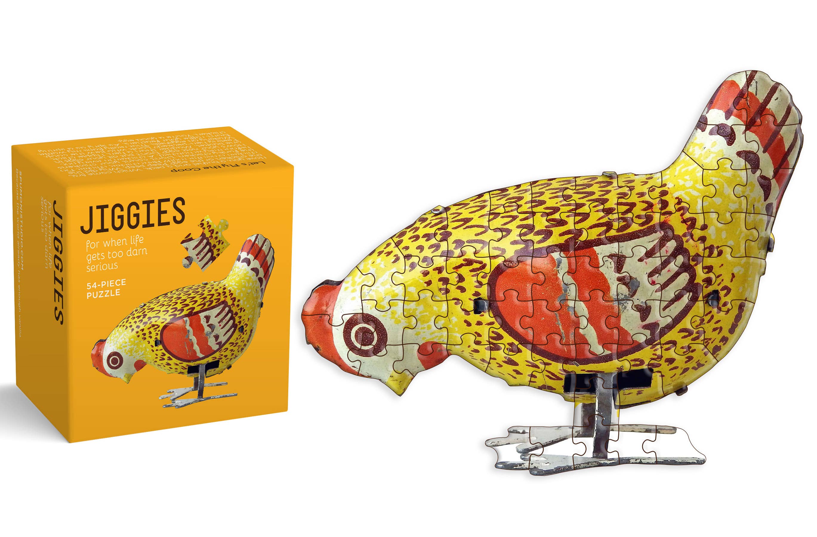 Gibbs Smith - Wholesale Puzzle - Adult - Let's Fly the Coop Jiggie Puzzle