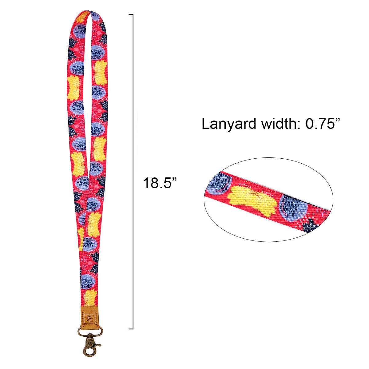 Wrapables.com - Vente Lanière – femme - Porte-clés Wrapables Lanyard et porte-badge d'identification4