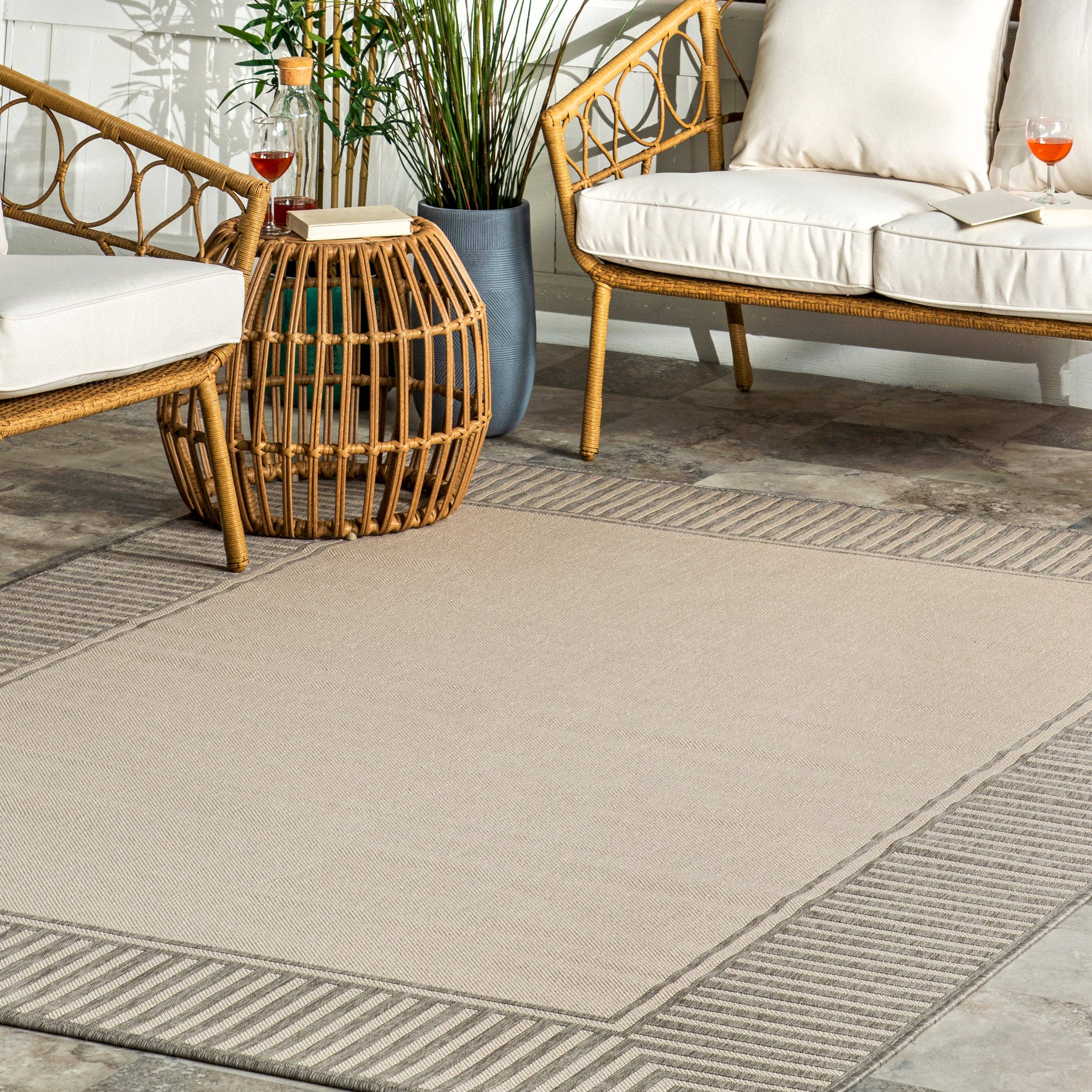 nuLOOM - Wholesale Area Rug - Nuloom Asha Simple Striped Indoor/Outdoor Area Rug43