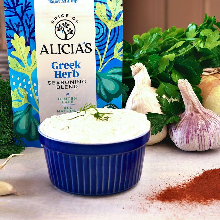 Alicia's Spice Co. - Wholesale Dried Spice Mix - Greek Herb Seasoning Blend and Dip