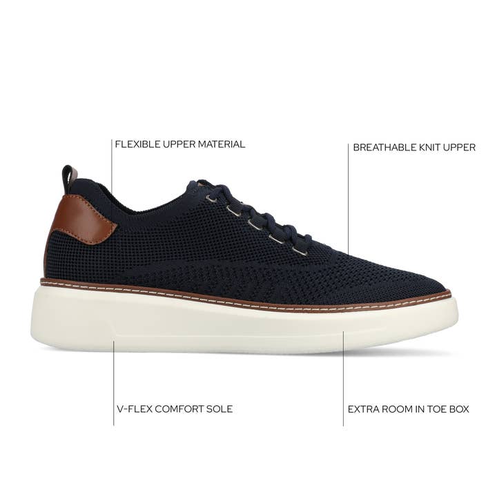 VANCE - Wholesale Lifestyle Sneakers - Men's - Vance Norris Lace-up Casual Knit Sneaker11
