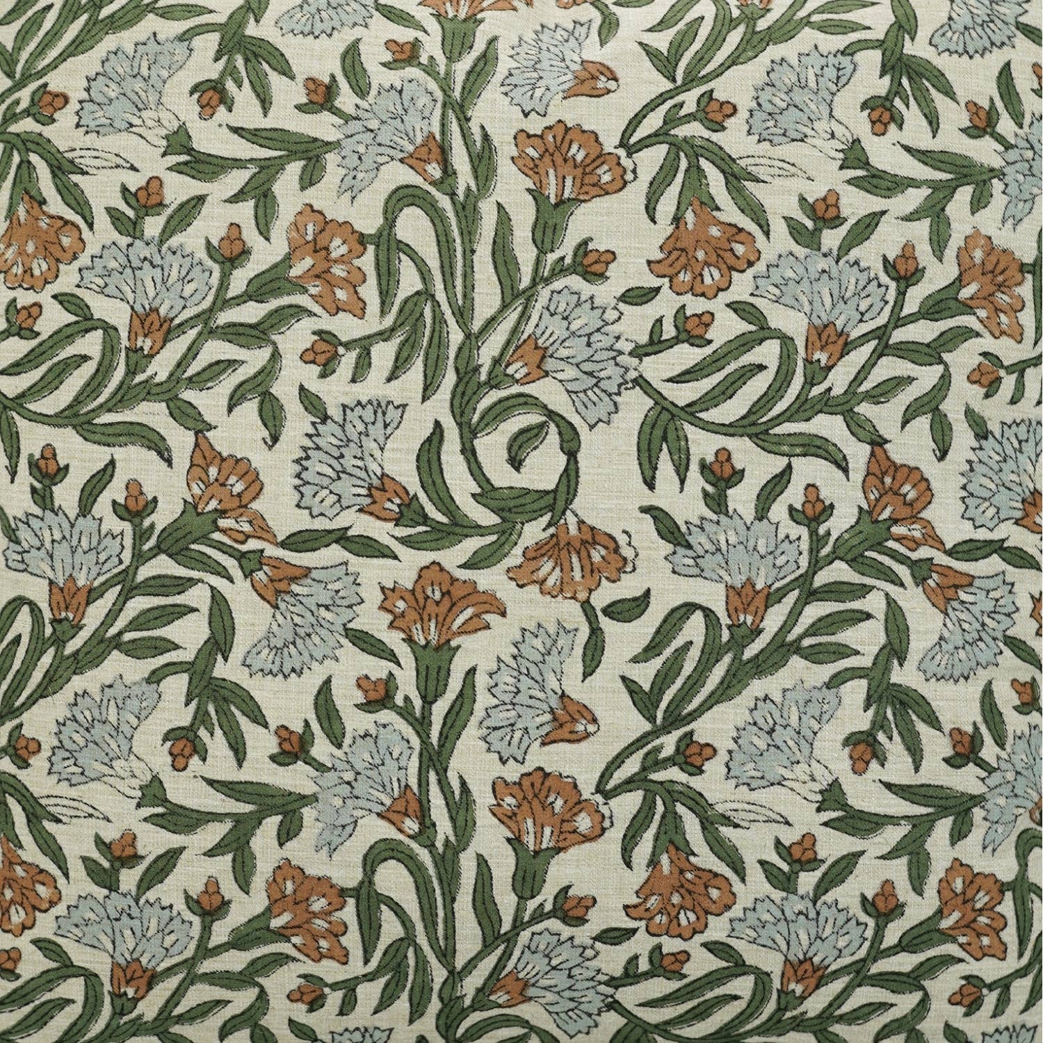 Fabdivine – Engroshandel Pyntepudebetræk – Kunstnerisk Blok Hørblanding Pudebetræk - Tornede Stængler4