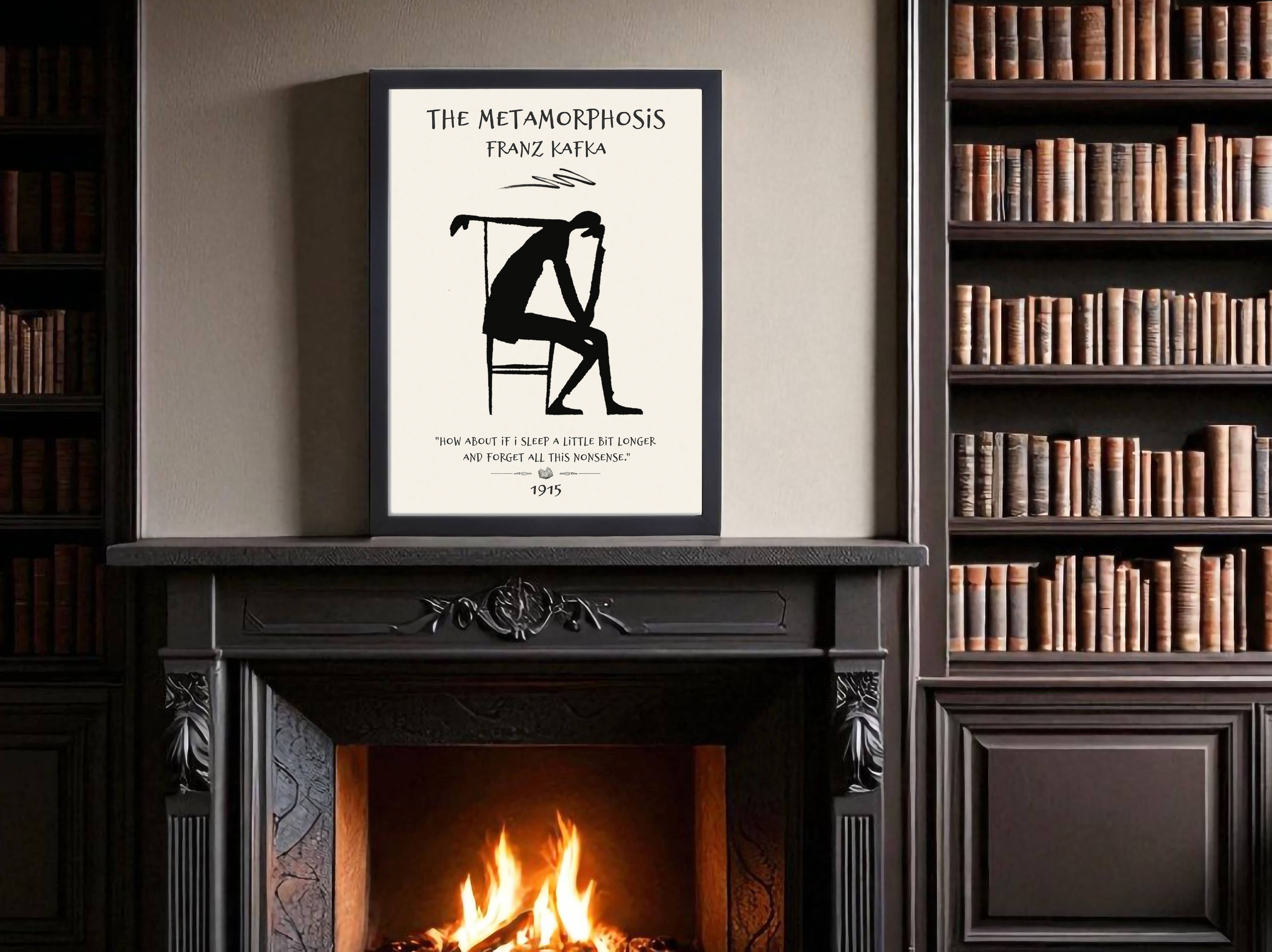 Beyond the Shelf – wholesale Art print – The Metamorphosis, Franz Kafka, Book Quote Art10