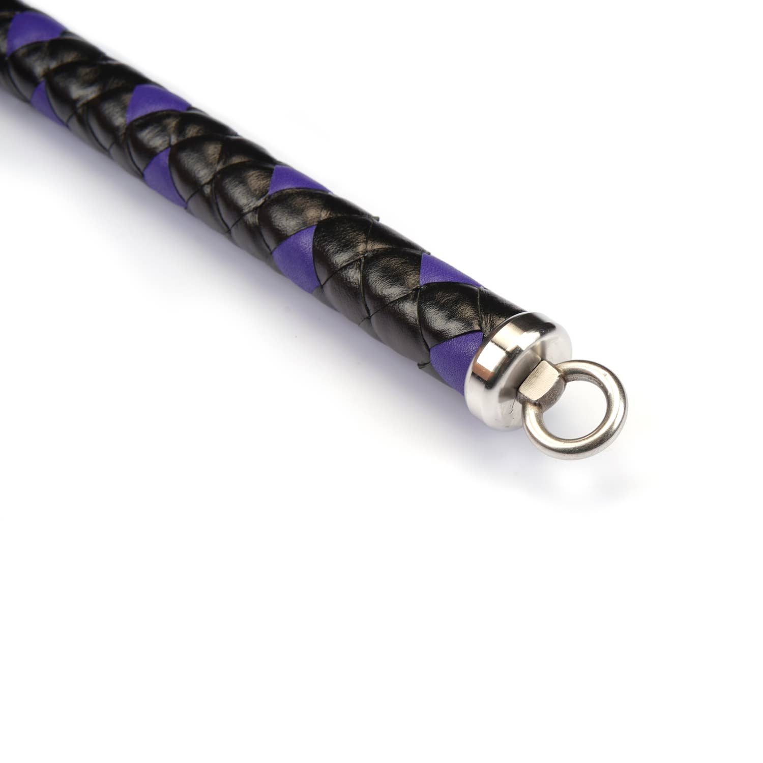 Liebe Seele - Wholesale Sex Toy - Dominatrix Customized Black/Purple Leather Whip Sex Toy1