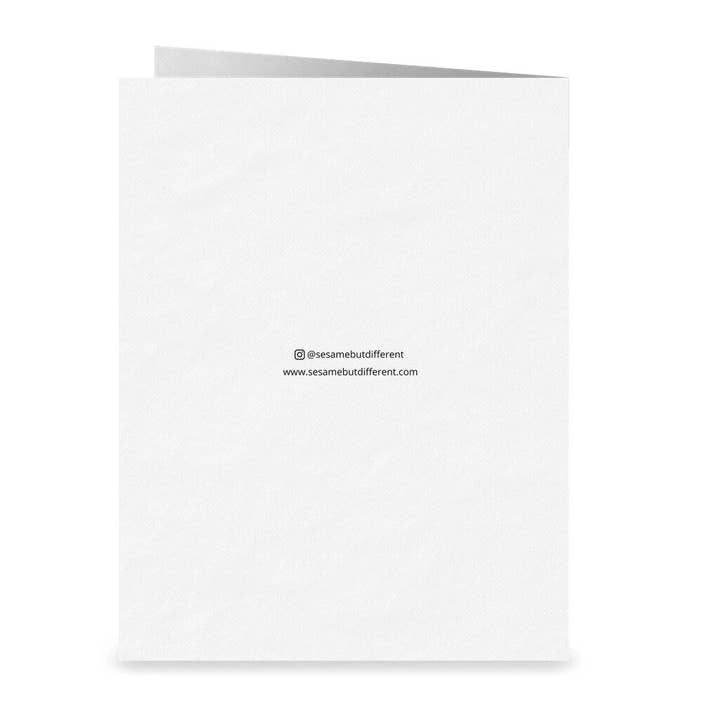 Sesame But Different - Wholesale Valentine's Day Card - How It Started Romantic Lesbian Card, Cute LGBTQ Gifts, WLW Sapphic Anniversary Birthday Valentine's Day Greeting Card, Gay Lesbian Couple