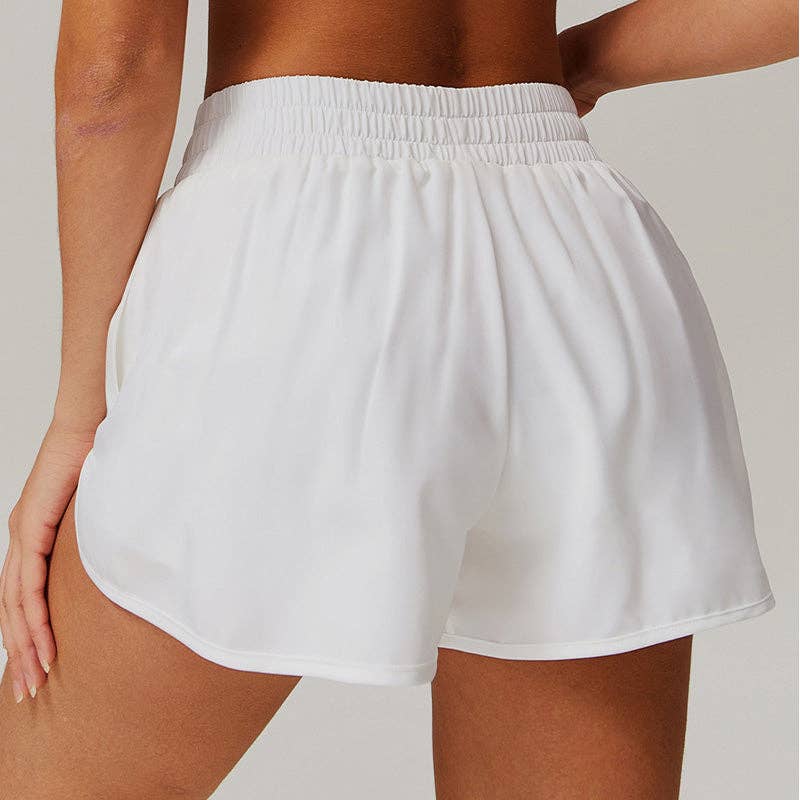 WONDERXFANS – wholesale Athletic shorts – Women's – POCKET QUICK-DRYING HIP-LIFTING RUNNING FITNESS YOGA SHORTS4