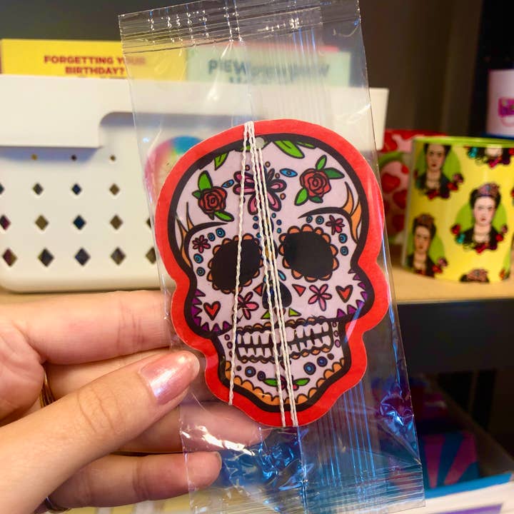 Studio Soph – Engroshandel Luftfrisker til bilen – unisex – La Calavera mexicansk Halloween kranie luftfrisker