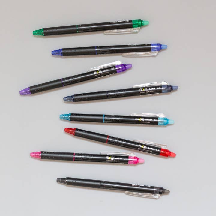 Penna a sfera PILOT FriXion Point Clicker - vari colori e ulteriori Risultati per penne economiche all'ingrosso. Resi gratuiti e termini di pagamento a 60 giorni su Faire in tendenza su Faire.