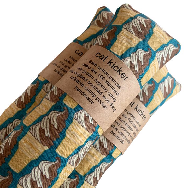 Ciao Gatto Cat Market - Wholesale Pet Toy - Cat - Stella’s Soft Serve Organic Catnip Cat Kicker