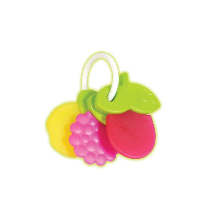 World Roller Toys - Wholesale Teether (Not Clip-On) - Baby - Giggles Teethers: Trio of Fruity Fun for Budding Chewers1