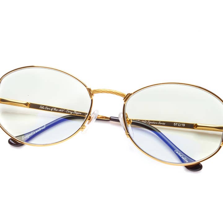 Ghostface Masterpiece Oro de 24 quilates (verde polvo) para venta al por mayor de Vintage Frames Company