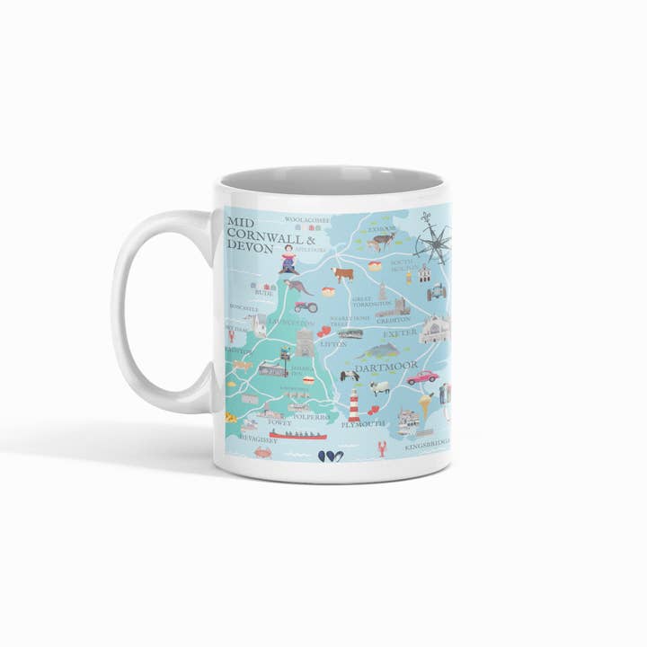 Betty Boyns Designs – wholesale Coffee mug – ILLUSTRATED MAP MUGS11