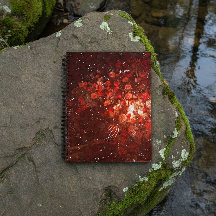 "fleurir en félicité" - série : tu es l'abondance, carnet de notes pour la vente par DOEQUO