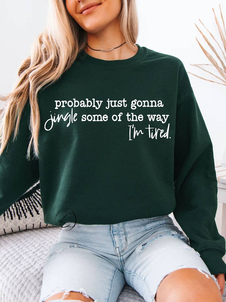 CMD Wholesale - Wholesale Graphic Sweatshirt - Unisex - Probably Just Gonna Jingle Sweatshirt2