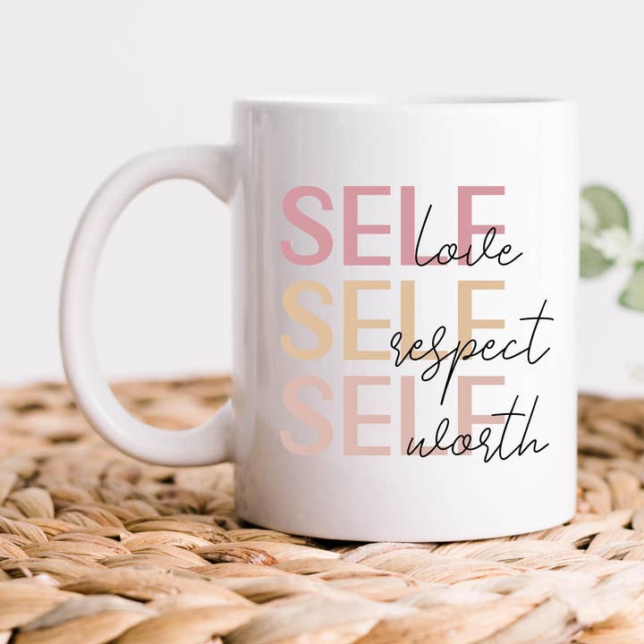 Hm Mugs - Wholesale Coffee Mug - Self Love, Self Worth, Daily Affirmations Coffee Mug0