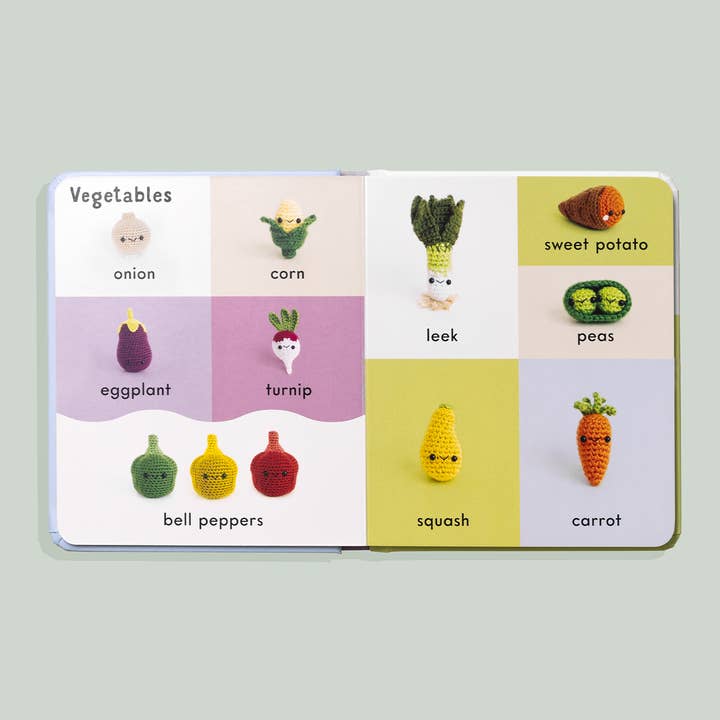 Paige Tate & Co. - Wholesale Baby & Toddler Book (0-2) - First Words with Cute Crochet Friends (Easter Basket Gifts) 4