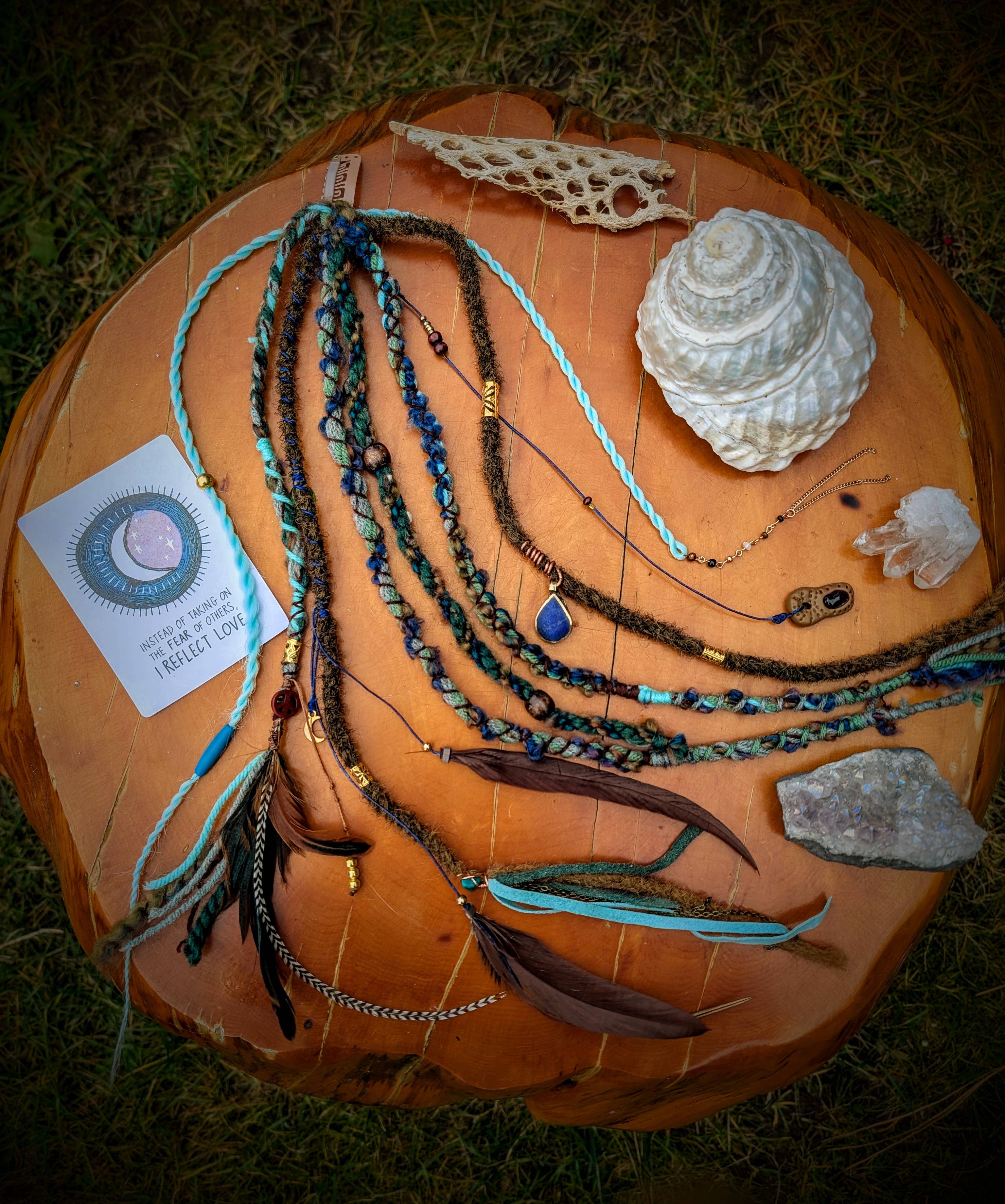 Sea Gypsy Designs - Vente Extensions de cheveux - Choisissez vos couleurs ! BOHO ∆ GYPSYDREADS multicouches11