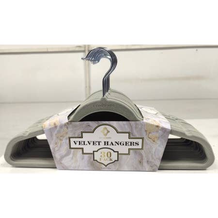 Concepts In Time - Wholesale Clothes hangers - Concepts 30pk Velvet Hangers – Sleek, Sturdy & Non-Slip7