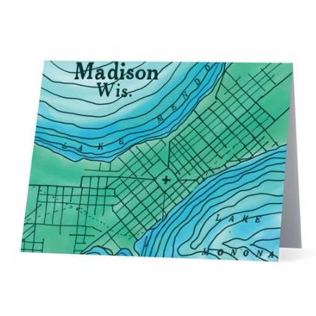 Notecard: The Isthmus, Madison, WI for wholesale by PenStorm (It's mightier)