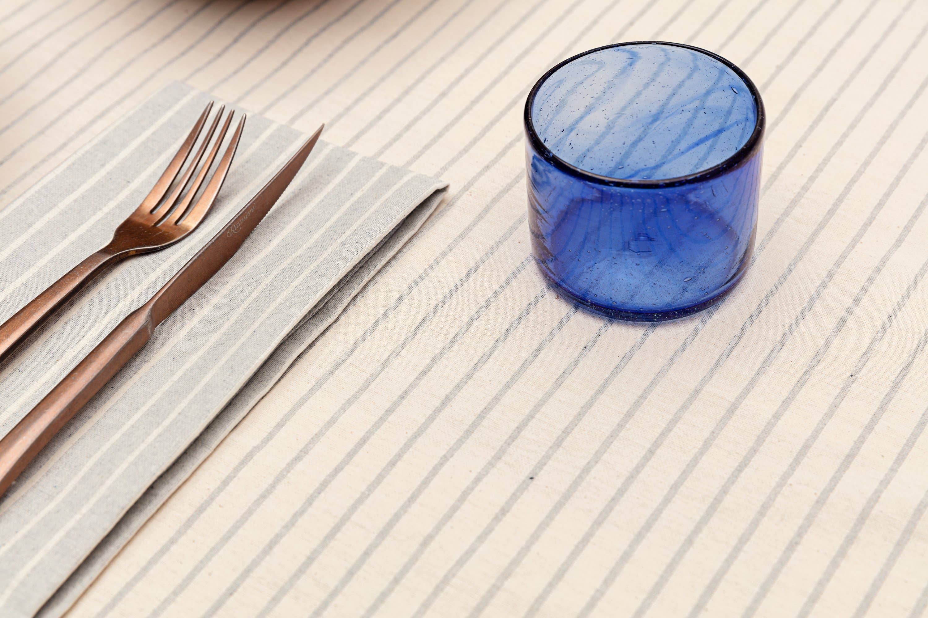 MEEMA – Engroshandel Dug – Naturlig Dug Moderne Striber – Genanvendt Bomuld, 3 Størrelser6