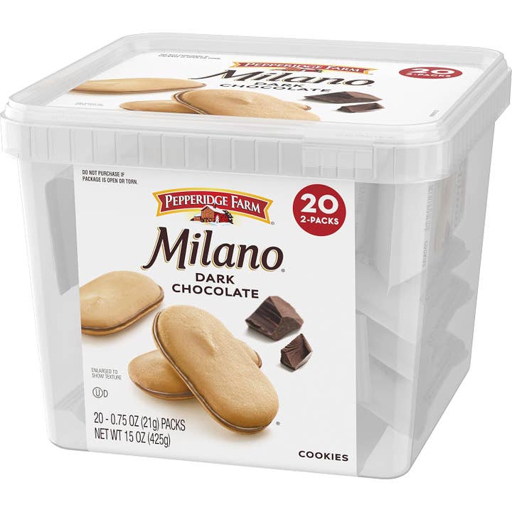 Pepperidge Farm - Milano Cookies Tub - 20/0.75 oz and other Purchase Wholesale perryopolis flea market. Free Returns & Net 60 Terms on Faire trending on Faire.