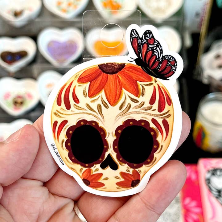 El Retoñito - Wholesale Sticker - Calaverita Monarca Sticker0