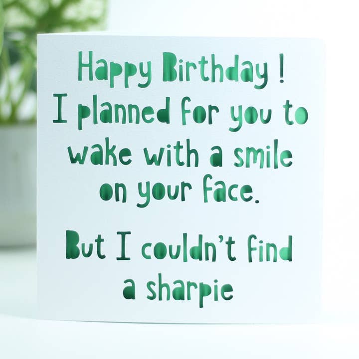 J'ai prévu que tu te réveilles avec un sourire aux lèvres... pour la vente par Paradise Papercraft