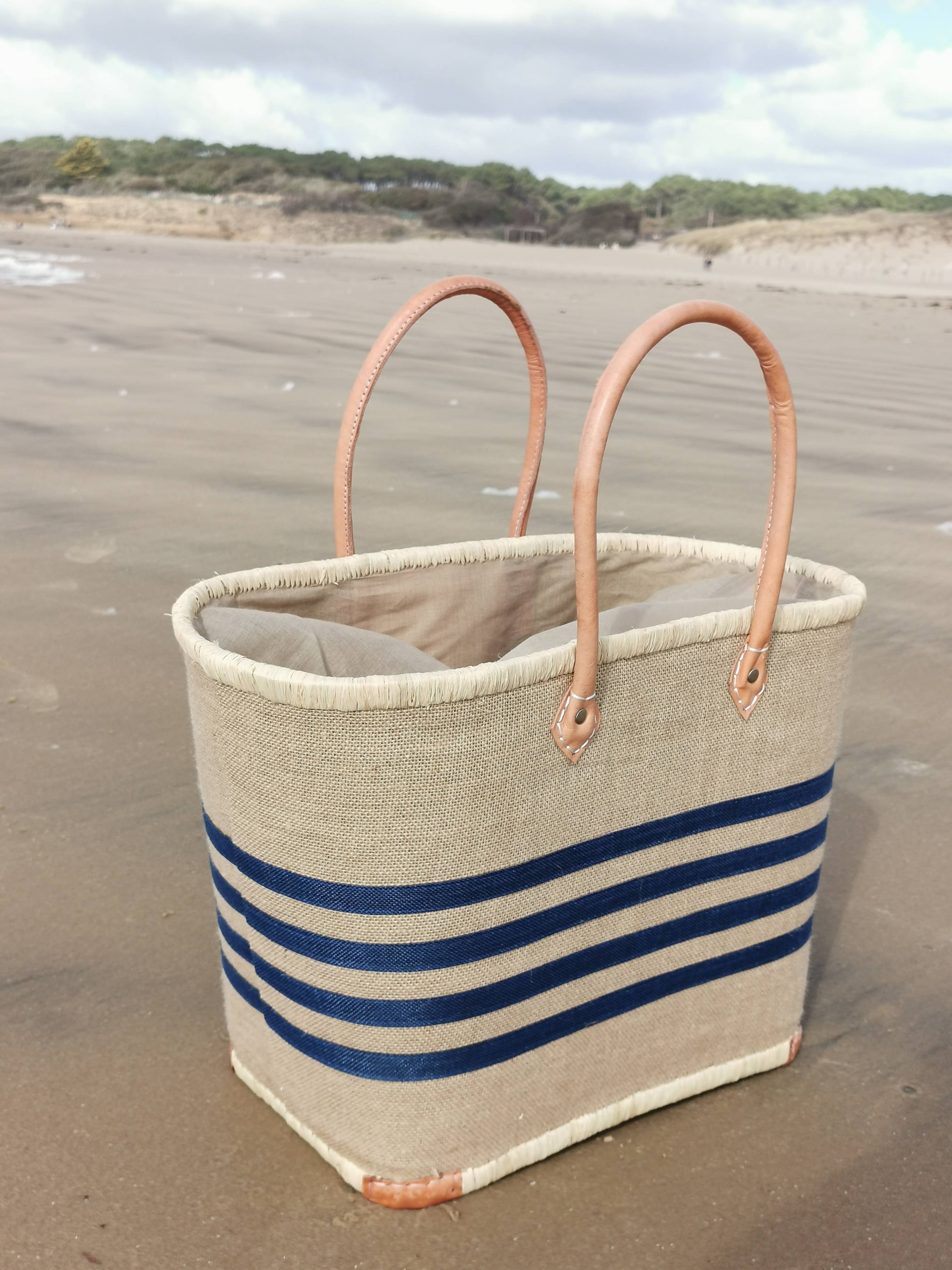 Nature et Fibre – Großhandel Strandtaschen – XL XXL Strandtasche im Matrosenstil aus Jute3