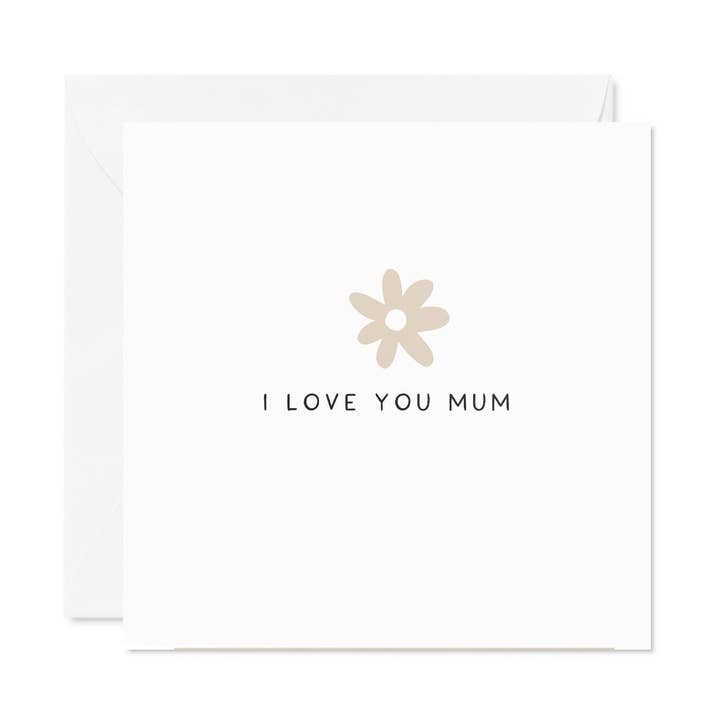 Mini-carte de vœux « I Love You Mum » pour la vente par PennedBlack