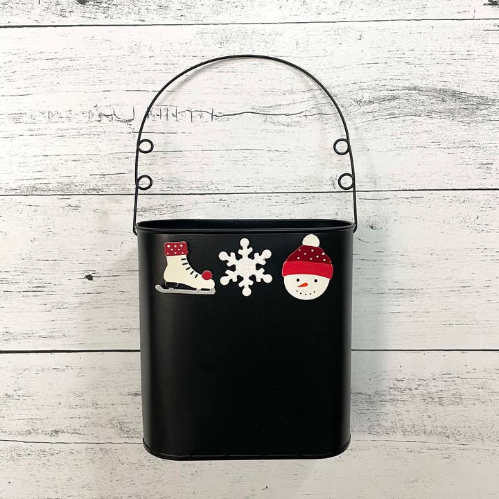 Roeda Studio - Wholesale Magnet - Snowman Face Magnet, Red, Winter Decor3