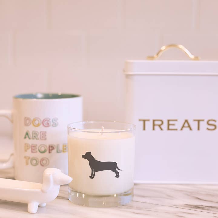 Scripted Fragrance - Wholesale Jar/Filled Candle - Pitbull Dog Breed Soy Candle6