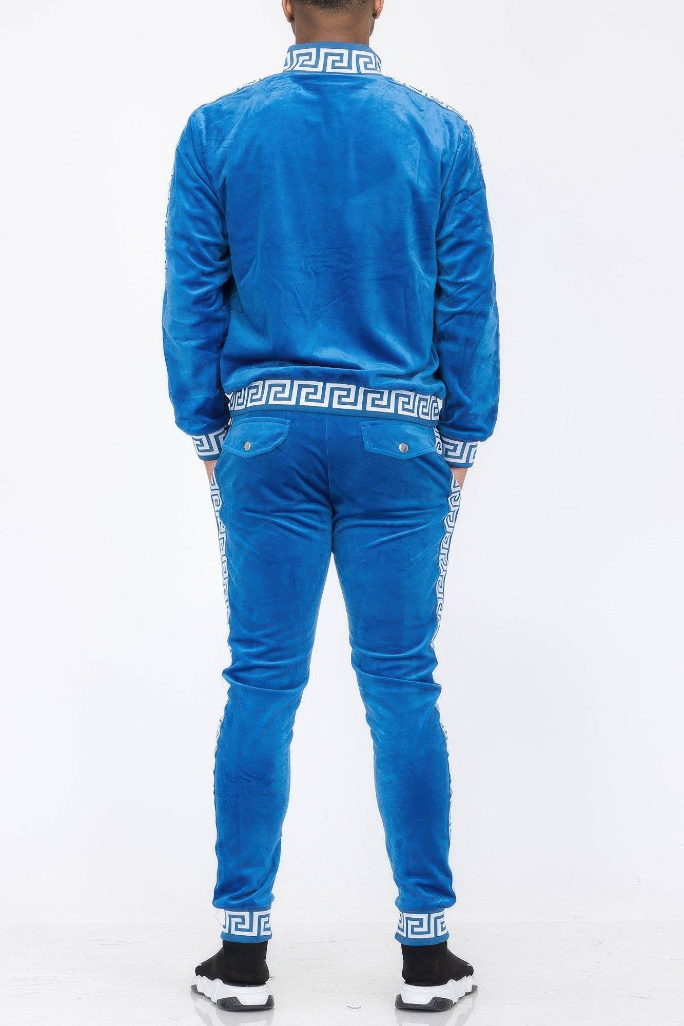 CC Wholesale Clothing – Großhandel Trainingsanzug – Herren – Track-Set Velours-Status-Druckanzug7