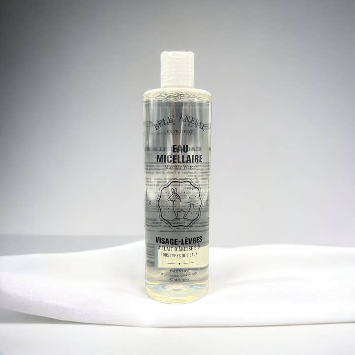 Eau micellaire au lait d'ânesse bio 250ml pour la vente par Bodensee Cosmetics