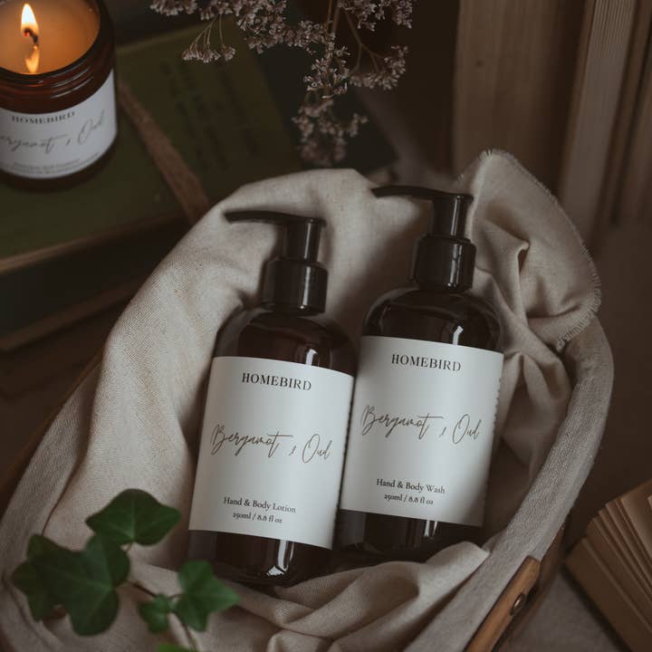 Bergamot & Oud Håndvask for engroshandel hos Homebird Candle Co.