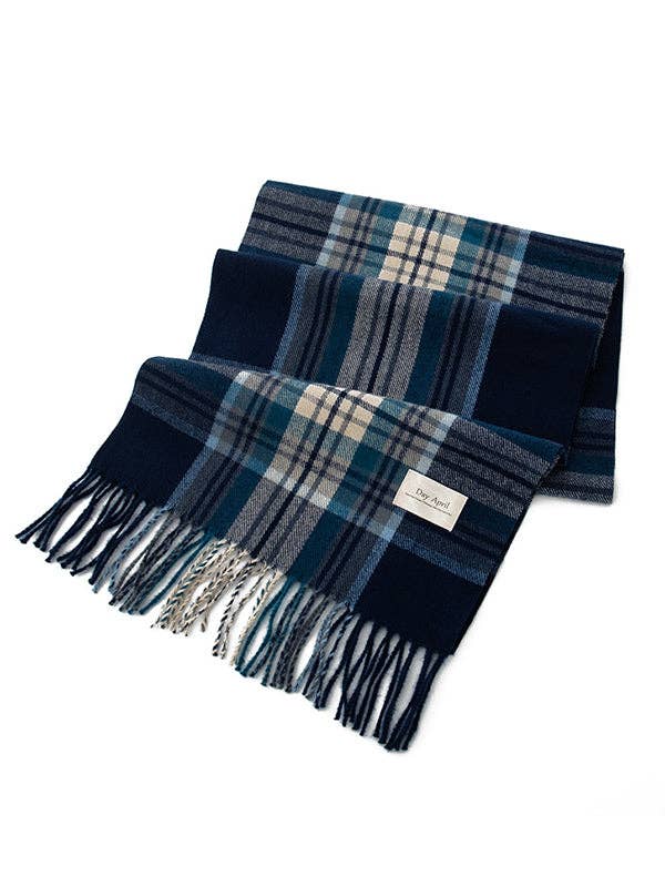 Ekartini - Wholesale Scarf - Women's - Keep Warm Plaid Tasseled Shawl&Scarf6